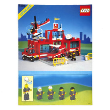 LEGO 6389 Fire Control Center 1990 Vintage Legoland - Instruction Book Only