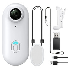 4K Mini WIFI Action Camera 128GB Thumb POV Portable Video Recorder with IPX7 Wat