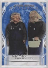 2018 Topps Star Wars Masterwork Blue Ugnaught s #28 0e3