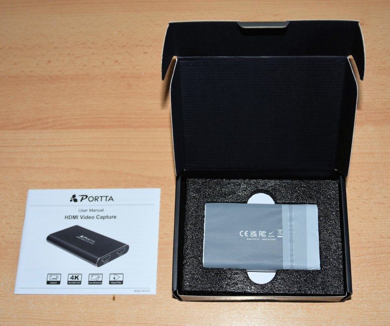 PORTTA HDMI  USB Video Capture Card Stream Record in 1080P60 - Ultra-Low Latency