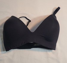 Skims Fits Everybody T-Shirt Black Bra Size 32DD