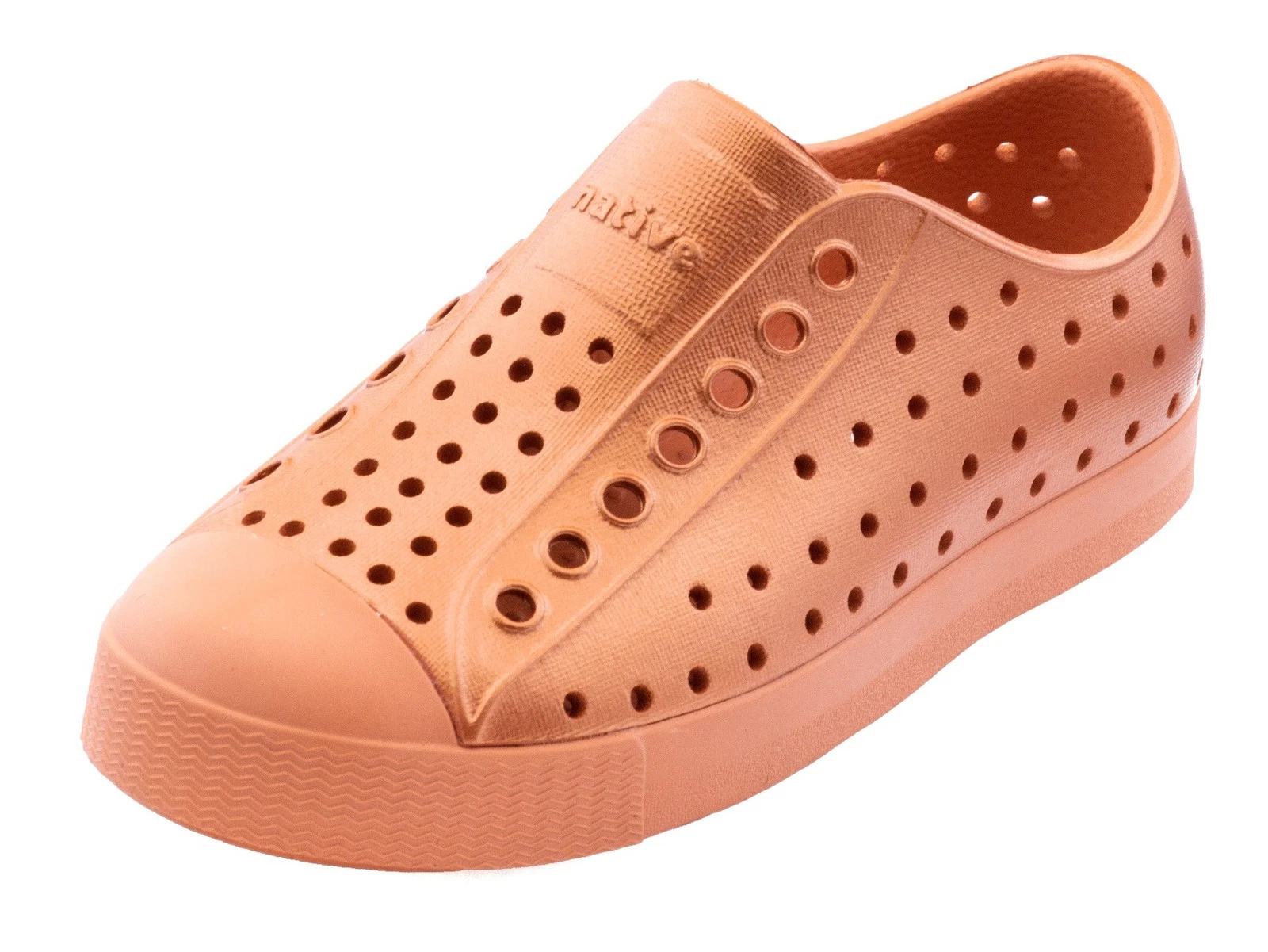 Native Jefferson Metallic Kids Shoes - Orange - C10 13100117-2800-C10