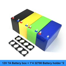 12V Lifepo4 Battery Storage Box with 1X4 32650 32700 Holder Kit for Power Supply