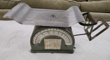 Vintage Mid Century Swedish Scale Green Nice Postal Mailing Parcel Post!