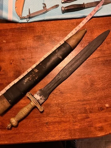 Old replica of US civil war Foot Artillery Short Sword m1832