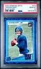 2025 Donruss Optic Jaxson Dart Blue Scope Rated Rookie #273 PSA 10 LOW POP
