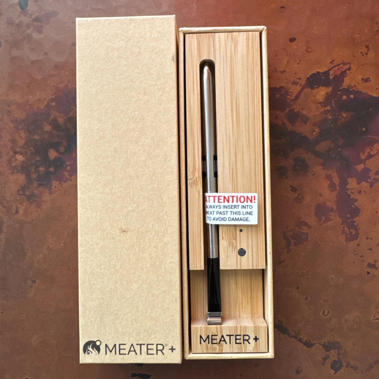 MEATER+ Wireless Smart Meat Thermometer – New Open Box w/ Bamboo Charger
Opens in a new window or ta
