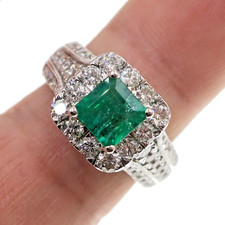 Fabulous 14k Solid Yellow Gold 1.20ct Natural...