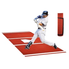 10'X4' Synthetic Turf Baseball Softball Batting Cage Practice Hitting Rug Mat US