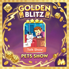 Golden Blitz Mono Go Sticker 🔥4⭐ Talk Show Set 21-5🔥SUPER FAST⚡24/7