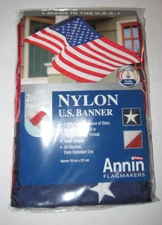 Annin Nylon U.S. Banner 2 1/2 x 4ft USA Flag NEW