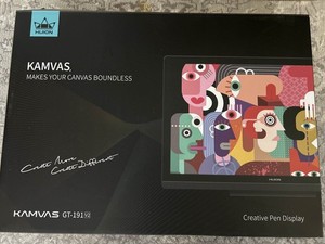 Huion KAMVAS 20 (GT191-V2) Grafiktablet Pen Display 19,5 Zoll Schwarz