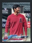 2018 Topps Update #US1 Shohei Ohtani Angels RC Rookie SP Photo Variation