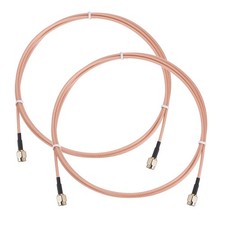 Antenna Extension Cable, 5.9ft SMA Male Inner Hole to Male Inner Hole(2Pcs)