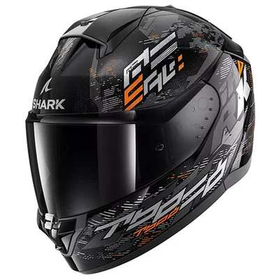 Shark Casque Intégral Ridill 2 Molokai Noir Argent Orange - Photo 1/4