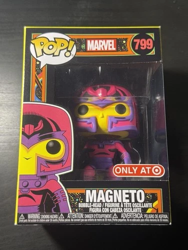 Funko POP! Marvel Blacklight Magneto Darklight #799 Target Exclusive