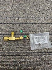 QTY 11 Quick Coupler Tee Adapters 1/4" Male Flare Connector x Swivel Connector