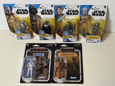 Lot of 6 Star Wars Action Figures Kenner/Epic - Mandalorian Vader +More - New