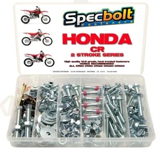 150pc Specbolt Fasteners Brand Bolt Kit fits: Honda CR Two Stroke Bolt Kit for M