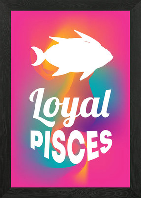 Loyal Pisces 2 gerahmtes Wandbild Poster Leinwanddruck Bild