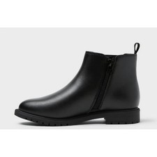 Cat Jack Toddler Parker Chelsea Boots Black Side Zip Ankle Boot Size 7 NIB