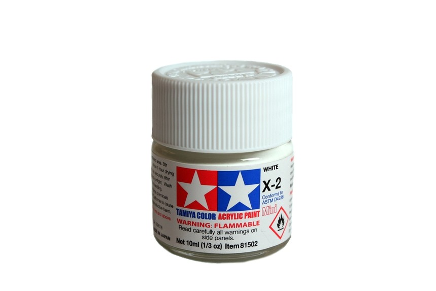 Tamiya X-2 White Acrylic Paint 10ml