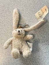 NUOVO raro portachiavi vintage Russplus Bitty Buddies coniglio coniglio spugna panno RUSS