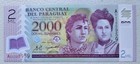 Paraguay 2000 Guaranies 2008 Polymer Unc