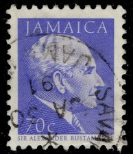 JAMAICA 658 (SG687A) - Sir Alexander Bustamante  1987 Pale Violet  (pc48418)