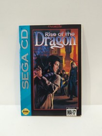 Rise of the Dragon (Sega CD, 1994) Cardboard box version, complete, tested.