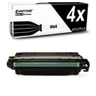 4x Eurotone Toner for Black HP Cf ? 60XEcolor Laserjet M 653dh M 653dn