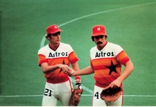 Terry Puhl & Doug Konieczny Houston Astros 5 X 3.5 1970's Picture