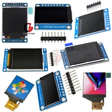 0.96/1.3/1.44/1.8 Inch LCD Full Color Display Module SPI Serial Port OLED Screen