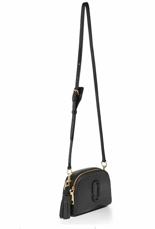 Marc Jacobs Shutter Leather Crossbody Color: BLACK /Gold Marc Jacobs Shutter Leather Crossbody Color: BLACK /Gold