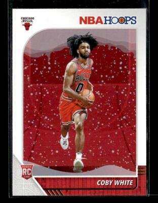 2019-20 Hoops Winter #204 Coby White Rookie Chicago Bulls