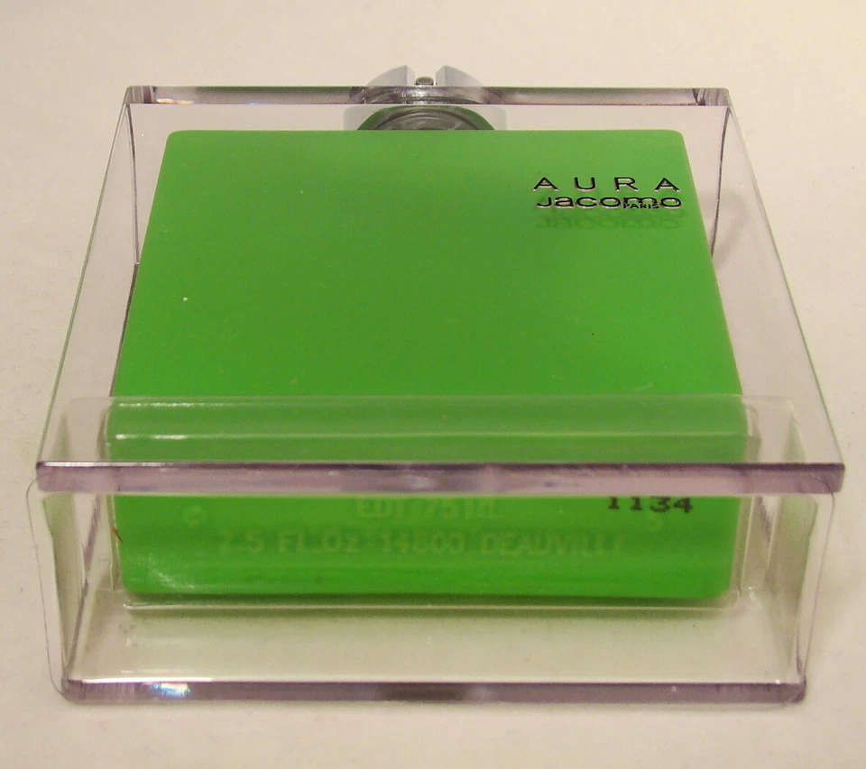 AURA por JACOMO POUR HOMME EAU DE TOILETTE Spray 75 ml 2,4 oz. NUEVO NUEVO SIN CAJA De colección Foto 4 de 4