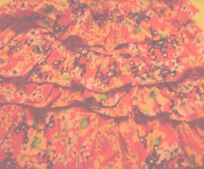 GIRLS OLD NAVY PINK FLORAL PRINT SKIRT-SIZE MEDIUM-8-ELASTIC WAIST-SHARP