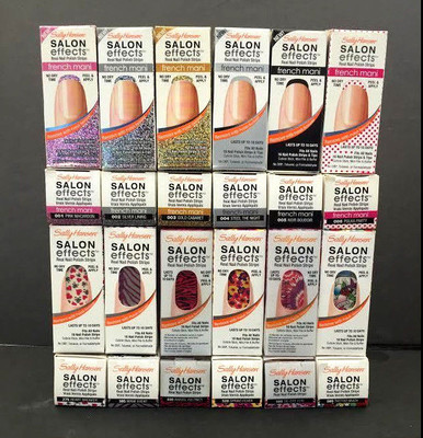 Sally Hansen Salon Effects Real Nail Polish Strips-You Choose!!!