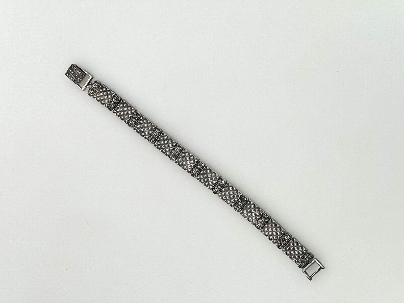 Solid Crafted 925 Sterling Silver Bracelet for th… - image 4