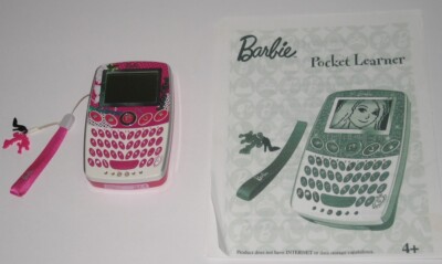 MATTEL Barbie Fabulous & Beautiful  Pink Electronic Learning Handheld Game