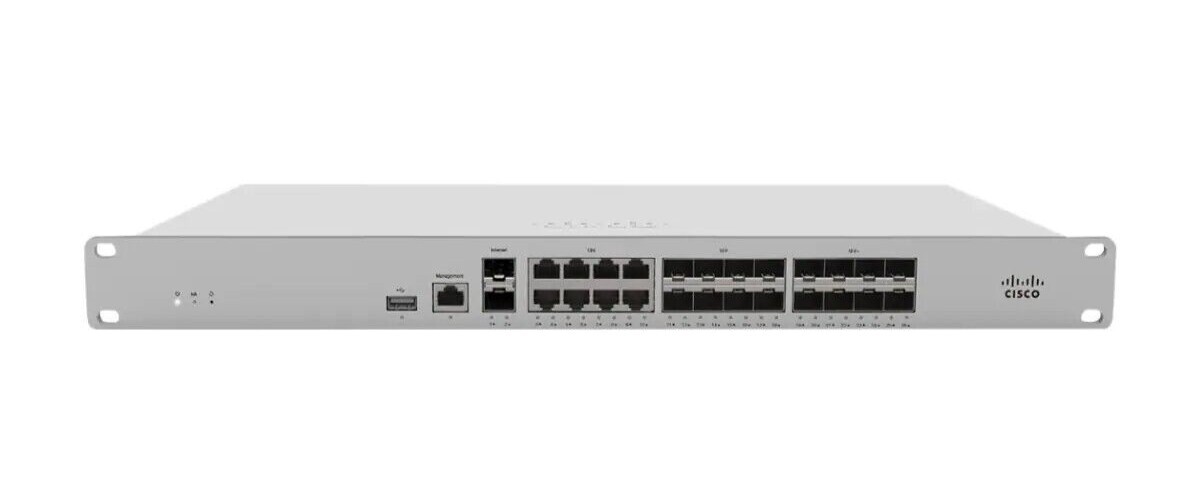 Cisco Meraki | MX250-HW | Meraki MX250 Router/Security Cisco Meraki | MX250-HW | Meraki MX250 Router/Security