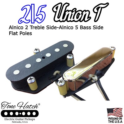 Tone Hatch Handwound Telecaster Pickups Set Alnico 5&2-Made 2 Order