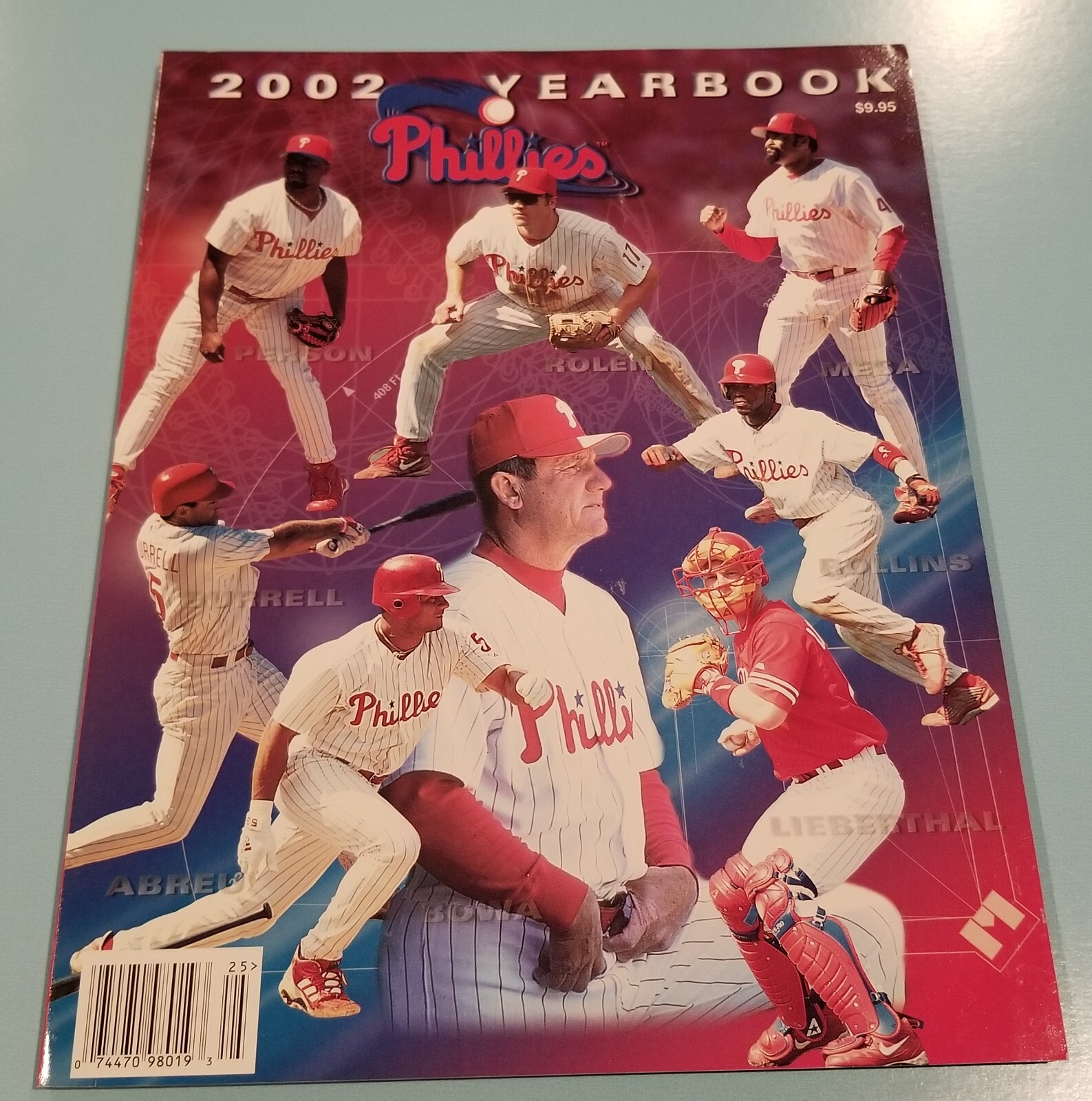 Philadelphia Phillies 2002 Official Yearbook Magazine Rolen Bowa ...