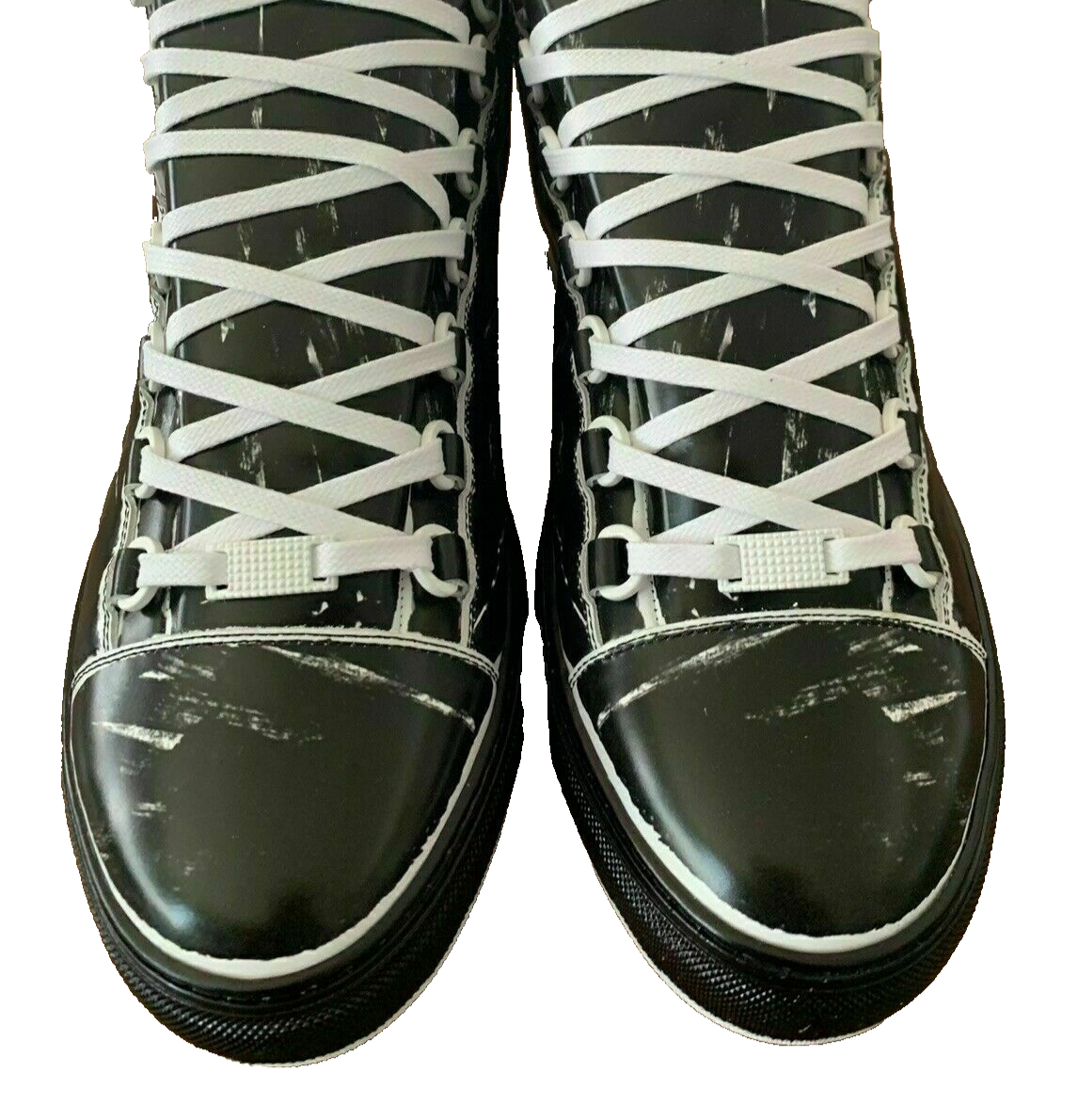 BALENCIAGA ARENA LEATHER HIGH-TOP SNEAKERS SHOES SCHUHE TRAINERS