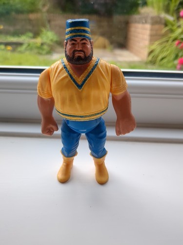 WWE WWF HASBRO SERIES 1 AKEEM WRESTLING FIGURE VIN...