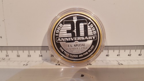 (Lot 845) ELVIS - 1oz Silver Medal - Liberty Mint - The T.V Special - Picture 2 of 2