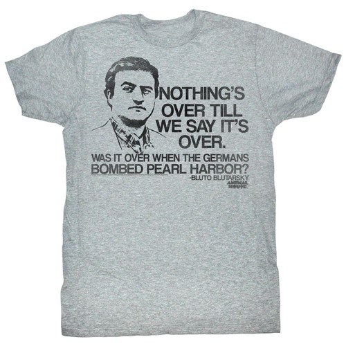 Animal House Tall TShirt Germans Bombed Pearl Harbor Gray Heather Tee