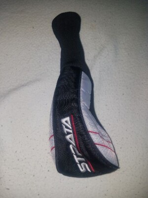 slightly used Strata Universal fairway 3 wood headcover Black, FREE S&H