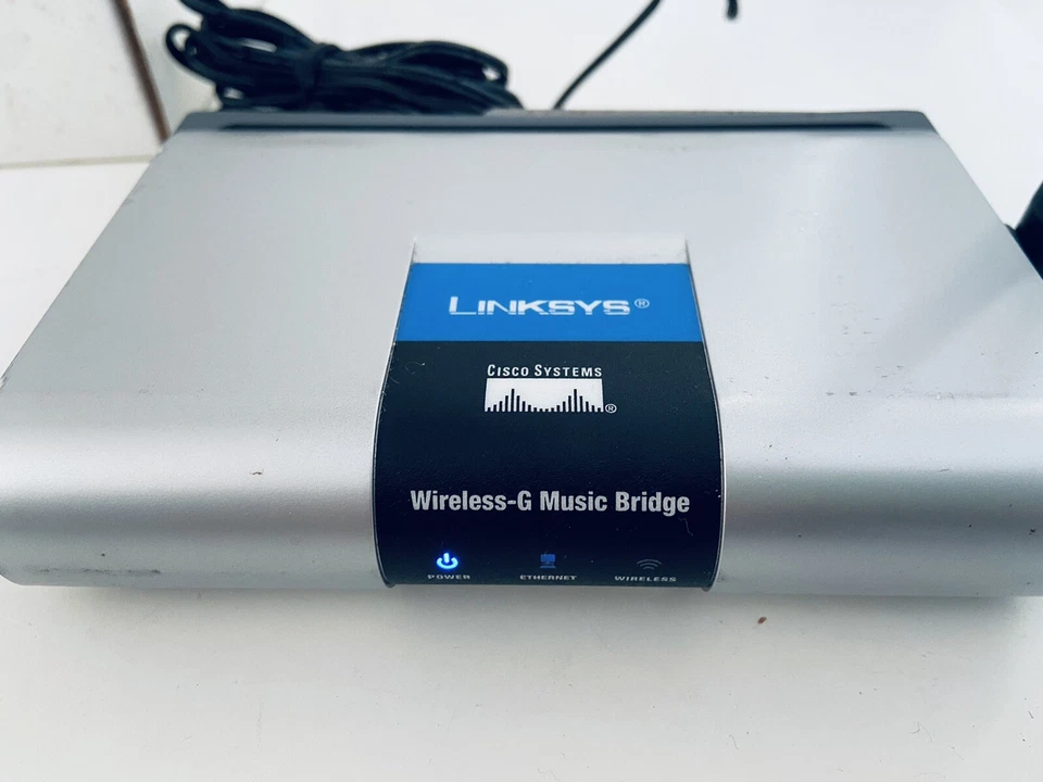 Linksys WMB54G Wireless-G Music Bridge Cisco Wi-Fi Factory Refurbished Mint - Image 2 of 4