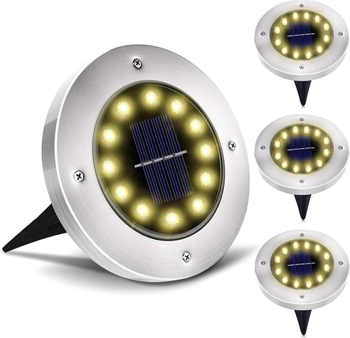 Solar Bodenleuchte Solarleuchte Garten LED Solar Außenleuchte Gartenleuchte DE - Bild 22 von 23